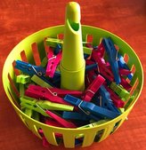 Košík na kolíčky Click plast závěsný+kolíčky plast 50 k