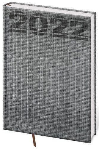 Diář 2022 Coco - šedý, denní, A5