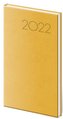 Diář 2022 Print - žlutý, týdenní kapesní