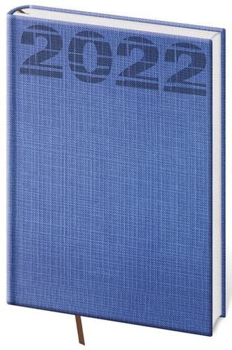 Diář 2022 Coco - modrý, denní, A5
