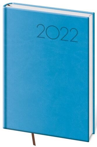 Diář 2022 denní A5 Print - světle modrá