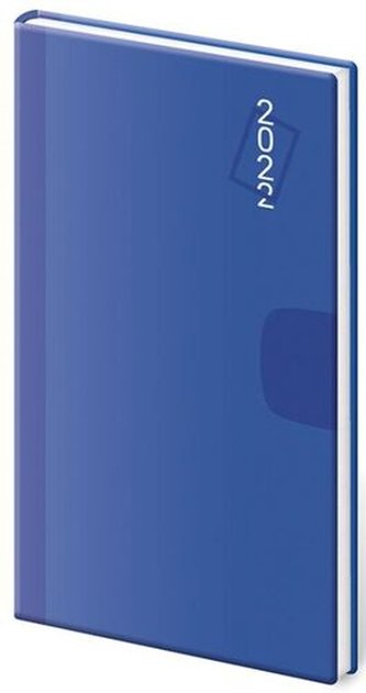 Diář 2022 Vario - Blue, týdenní kapesní