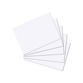 Herlitz - Karty do kartotéky, A7, čisté biele