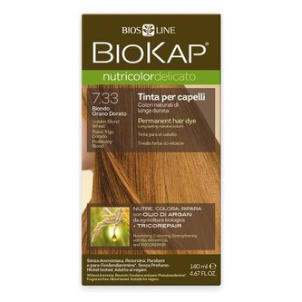 Biokap NUTRICOLOR DELICATO - Barva na vlasy - 7.33 Blond Zlatá pšenice 140 ml Biokap NUTRICOLOR DELICATO - Barva na vlasy - 7.33 Blond Zlatá pšenice 140 ml