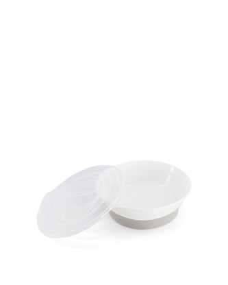 TWISTSHAKE Dětská miska 6+ m pastelově bílá