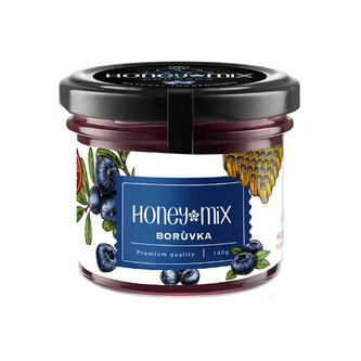 HoneyMix Med s borůvkou 140 g