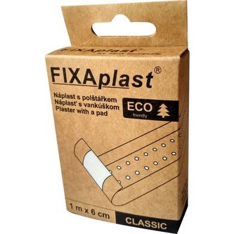 FIXAplast Textilní náplast s poštářkem 1 m x 6 cm