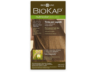 Biokap NUTRICOLOR DELICATO - Barva na vlasy - 8.03 Blond přírodní světlá 140 ml Biokap NUTRICOLOR DELICATO - Barva na vlasy - 8.03 Blond přírodní světlá 140 ml