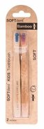 SOFTdent BAMBOO zubní kartáček KIDS 2 ks