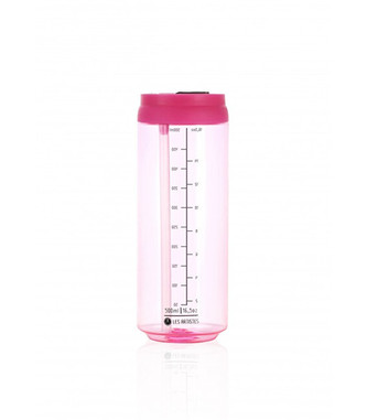 LES ARTISTES Cestovní láhev 500 ml Transparent Pink