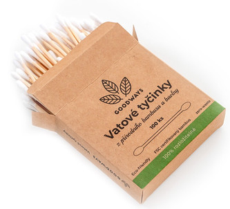 GoodWays Vatové tyčinky do uší 100 ks