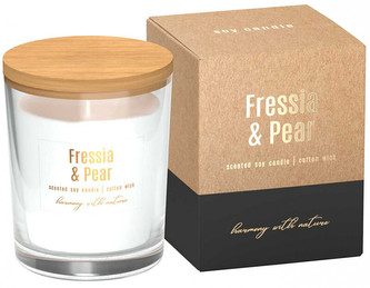 Bispol Sojová NATUR svíčka 130 g frézie, hruška