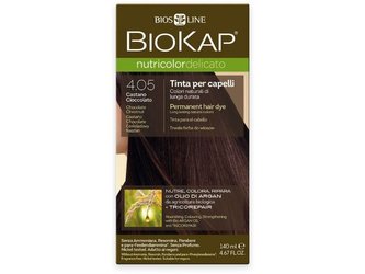 Biokap NUTRICOLOR DELICATO - Barva na vlasy - 4.05 Kaštanovo čokoládová 140 ml Biokap NUTRICOLOR DELICATO - Barva na vlasy - 4.05 Kaštanovo čokoládová 140 ml