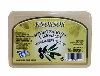 Knossos Olivové mydlo Prírodné biele 100 g