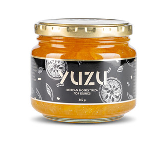 Yuzu Yuzu nápojový koncentrát s kúskami yuzu, s vitamínom C 550 g