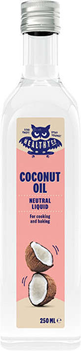 HealthyCo Tekutý kokosový olej – neutrální 250 ml