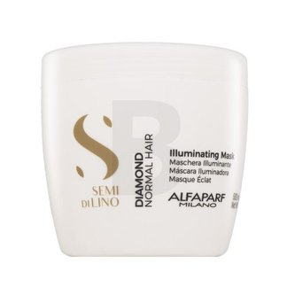 Alfaparf Milano Rozjasňující maska pro normální vlasy Semi di Lino Diamond (Illuminating Mask) Objem 500 ml woman