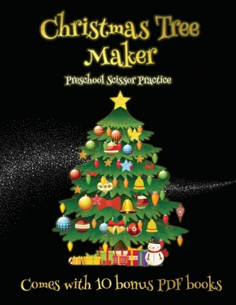 Preschool Scissor Practice (Christmas Tree Maker)
