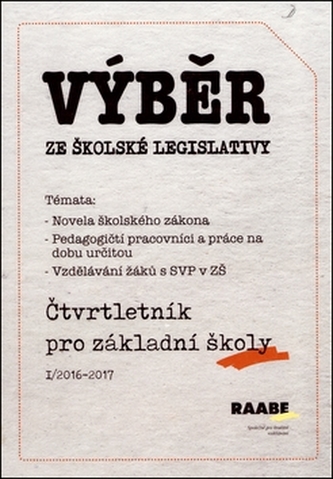 Výběr ze školské legislativy