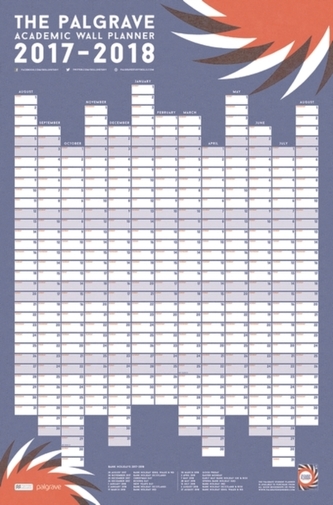 The Palgrave Academic Wall Planner 2017-18