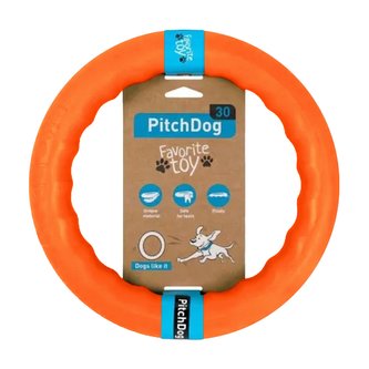 PitchDog tréningový Kruh pre psov oranžový 20cm