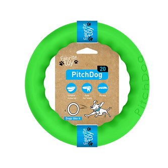 PitchDog tréninkový Kruh pro psy zelený 20cm