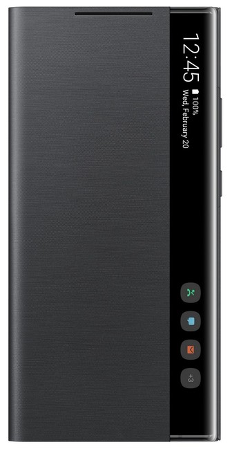 Samsung EF-ZN985CB Clear View Cover Note20 Ult,BLK