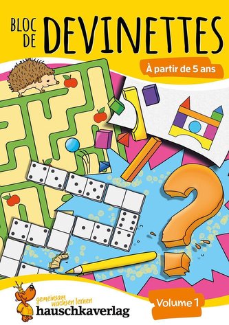 Bloc de devinettes À partir de 5 ans, volume 1, A5-Bloc