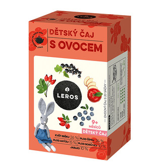 LEROS Dětský čaj s ovocem 20 x 2g