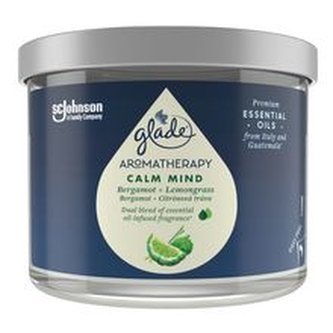 Glade Vonná svíčka s vůní bergamotu a citronové trávy Aromatherapy Calm Mind 260 g unisex