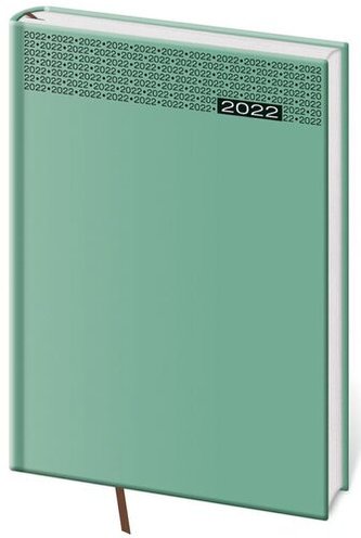 Diář 2022 Gommato - tyrkysový, týdenní, A5