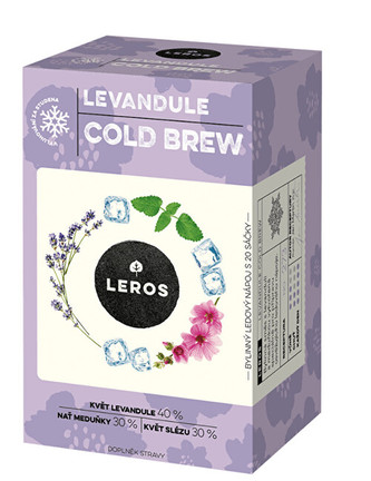 LEROS Levandule Cold brew 20 x 1 g