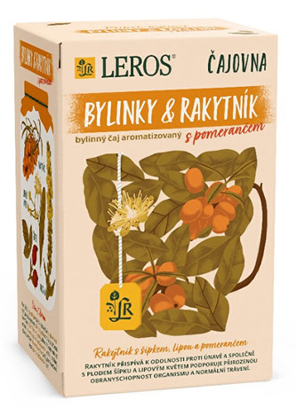 LEROS Čajovna Rakytník a pomeranč 20 x 2 g
