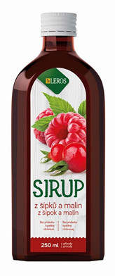 LEROS Sirup Šípek a Malina 250 ml