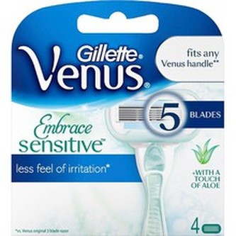 Gillette Náhradní hlavice Venus Extra Smooth Sensitive Varianta 4 ks woman