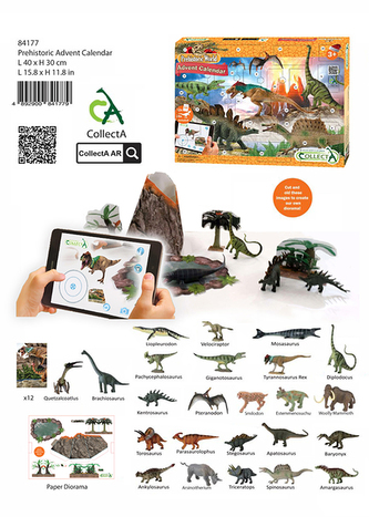 Adventný kalendár-dinosauri