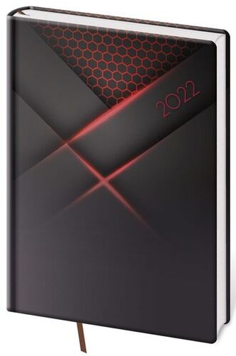 Diář 2022 týdenní A5 Vario - Black design
