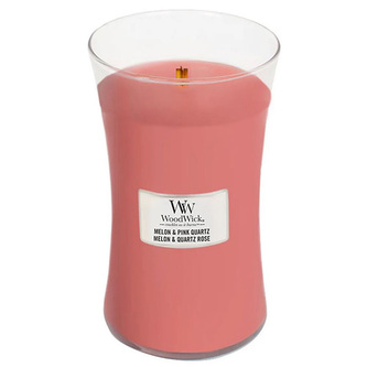 WoodWick Melon & Pink Quartz sviečka váza 609g