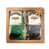 Dárkový balíček BIO zelený sypaný čaj a BIO Darjeeling černý sypaný čaj 100g