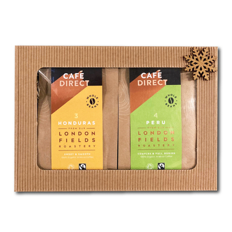 Dárkový balíček BIO Arabika Peru a Honduras zrnková káva 200g