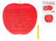 Magnetická tabulka jablko 23x22cm s perem, 10 předloh a 468ks kuliček v krabičce