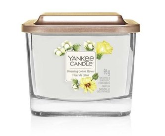 YANKEE CANDLE Bloming Cotton Flower svíčka 96g / 1knot YANKEE CANDLE Bloming Cotton Flower svíčka 96g / 1knot