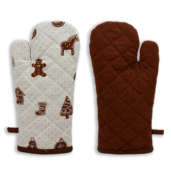 Kuchyňská chňapka s magnetem 18*32 cm, Perníčky