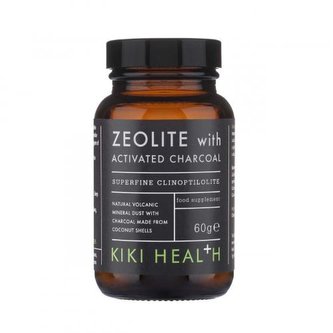 KIKI Health Zeolit s aktivním uhlím 60 g