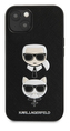 Kryt Karl Lagerfeld Saffiano na iPhone 13 mini, čierny