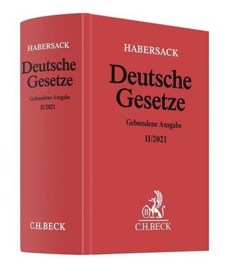 Deutsche Gesetze Gebundene Ausgabe II/2021