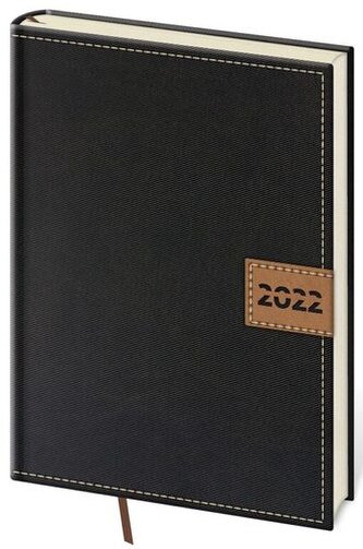 Diář 2022 Toledo - černý, týdenní, A5