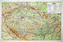 Česko reliéfní mapa 1 : 1 240 000