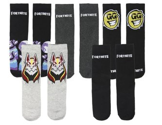 Pánské ponožky Fortnite: Set 5 párů (velikost EU 35-38)
