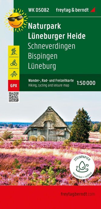 Naturpark Lüneburger Heide, Wander-, Rad- und Freizeitkarte 1:50.000, freytag & berndt, WK D5082